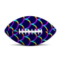 Mermaid Scales Pattern Print Rugby Ball