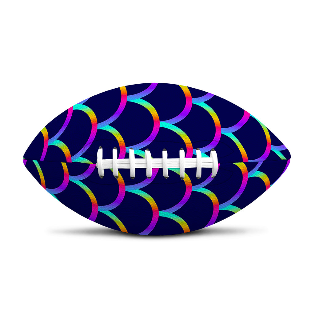 Mermaid Scales Pattern Print Rugby Ball