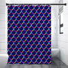 Mermaid Scales Pattern Print Shower Curtain