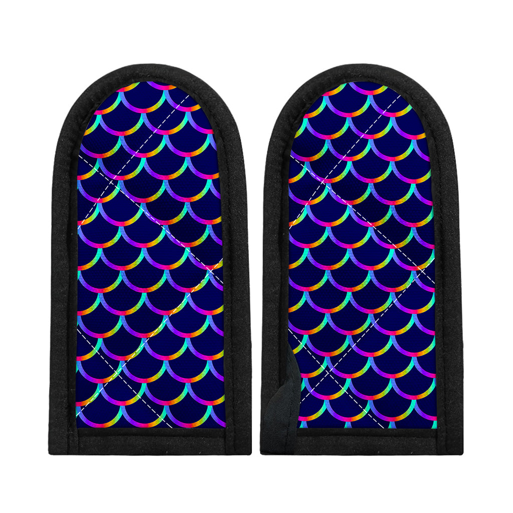 Mermaid Scales Pattern Print Skillet Handle Cover