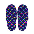 Mermaid Scales Pattern Print Slippers