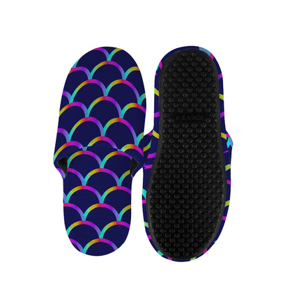 Mermaid Scales Pattern Print Slippers