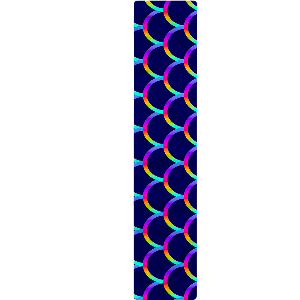 Mermaid Scales Pattern Print Table Runner