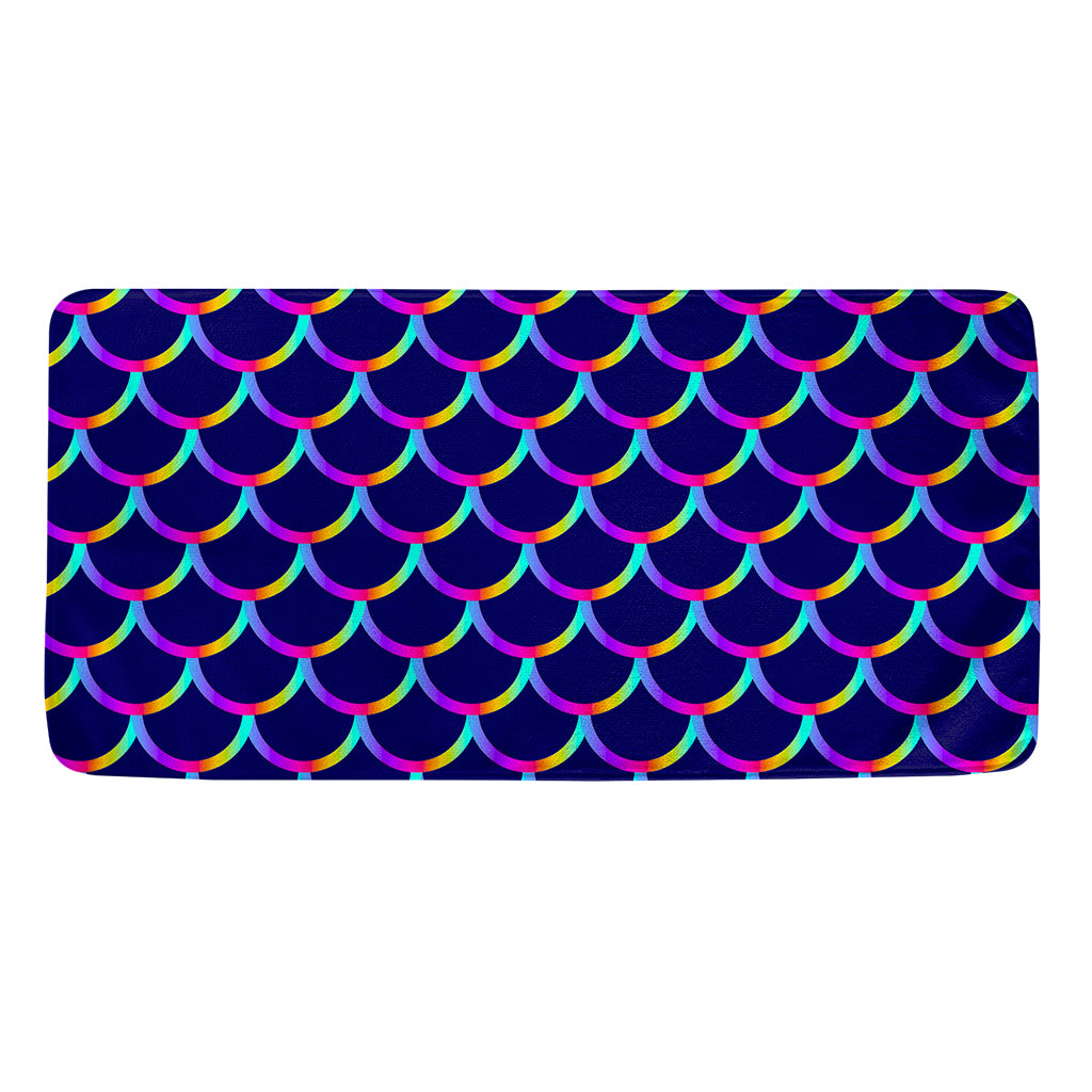 Mermaid Scales Pattern Print Towel