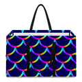 Mermaid Scales Pattern Print Utility Tote Bag