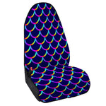 Mermaid Scales Pattern Print Waterproof Car Seat Cover