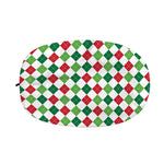 Merry Christmas Argyle Pattern Print Car Side Mirror Covers