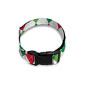 Merry Christmas Argyle Pattern Print Dog Collar