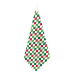 Merry Christmas Argyle Pattern Print Hand Towel