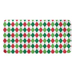 Merry Christmas Argyle Pattern Print Towel