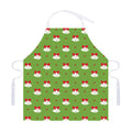 Merry Christmas Bells Pattern Print Adjustable Apron