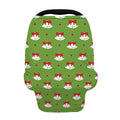 Merry Christmas Bells Pattern Print Baby Seat Cover