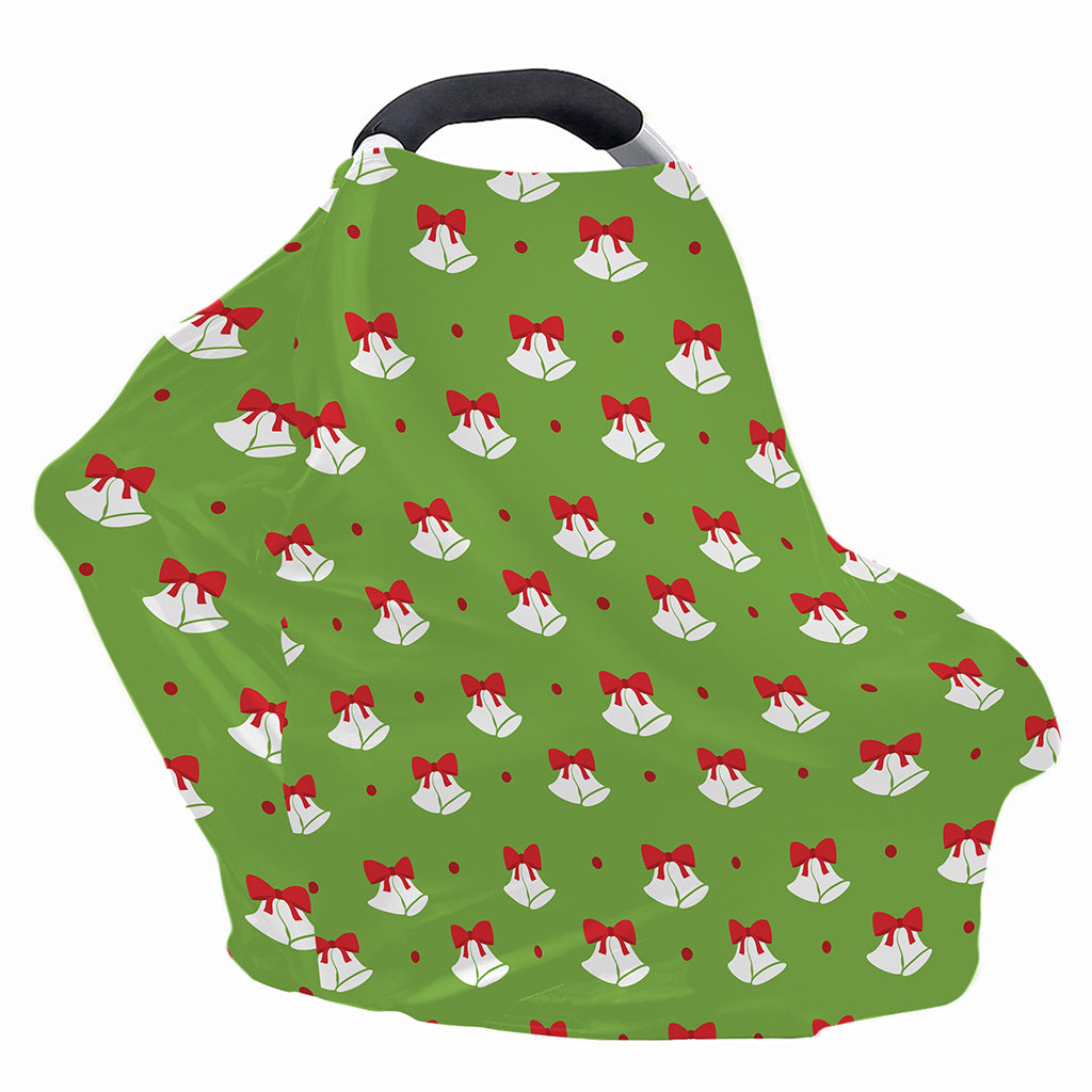 Merry Christmas Bells Pattern Print Baby Seat Cover