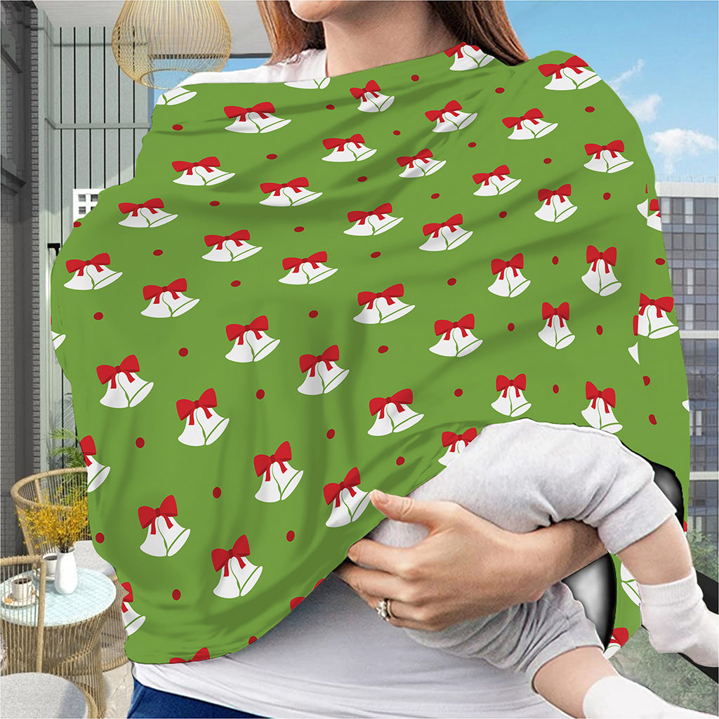 Merry Christmas Bells Pattern Print Baby Seat Cover