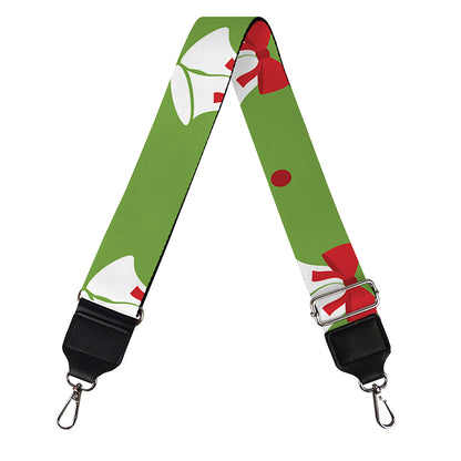 Merry Christmas Bells Pattern Print Bag Strap