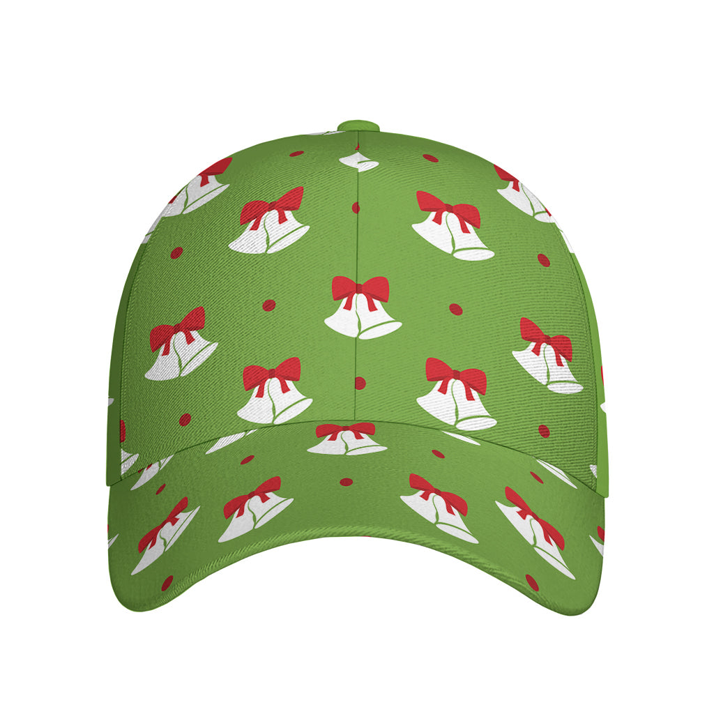 Merry Christmas Bells Pattern Print Baseball Cap