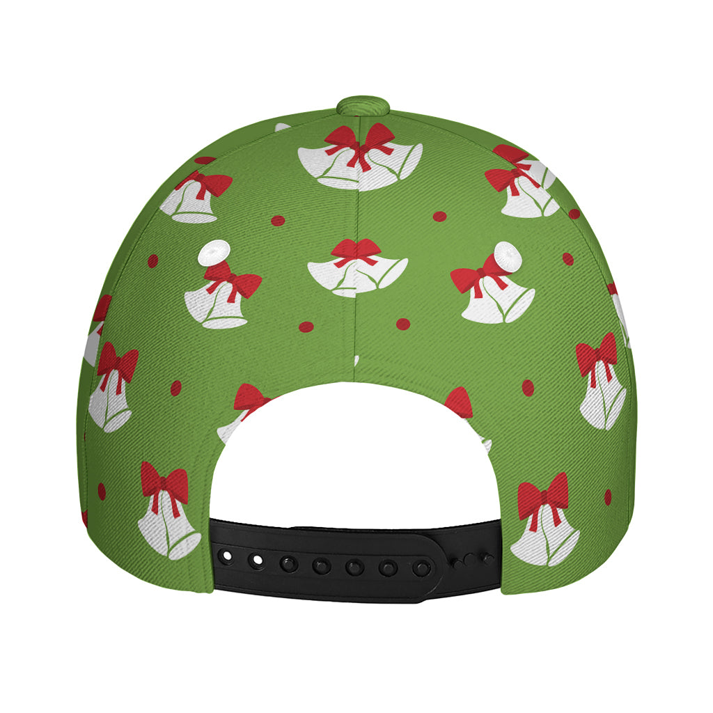 Merry Christmas Bells Pattern Print Baseball Cap