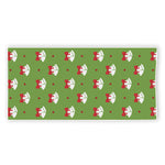 Merry Christmas Bells Pattern Print Beach Towel