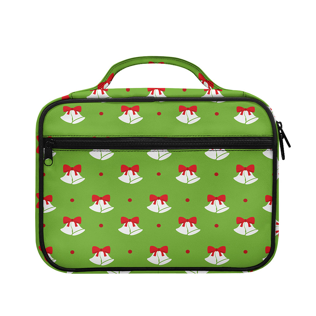 Merry Christmas Bells Pattern Print Briefcase Bible Bag