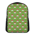 Merry Christmas Bells Pattern Print Casual Backpack