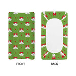 Merry Christmas Bells Pattern Print Changing Pad Cover