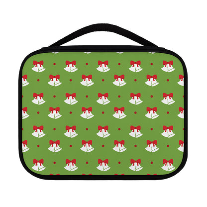 Merry Christmas Bells Pattern Print Classic Bible Case
