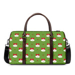 Merry Christmas Bells Pattern Print Duffle Bag