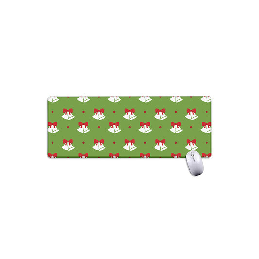 Merry Christmas Bells Pattern Print Extended Mouse Pad