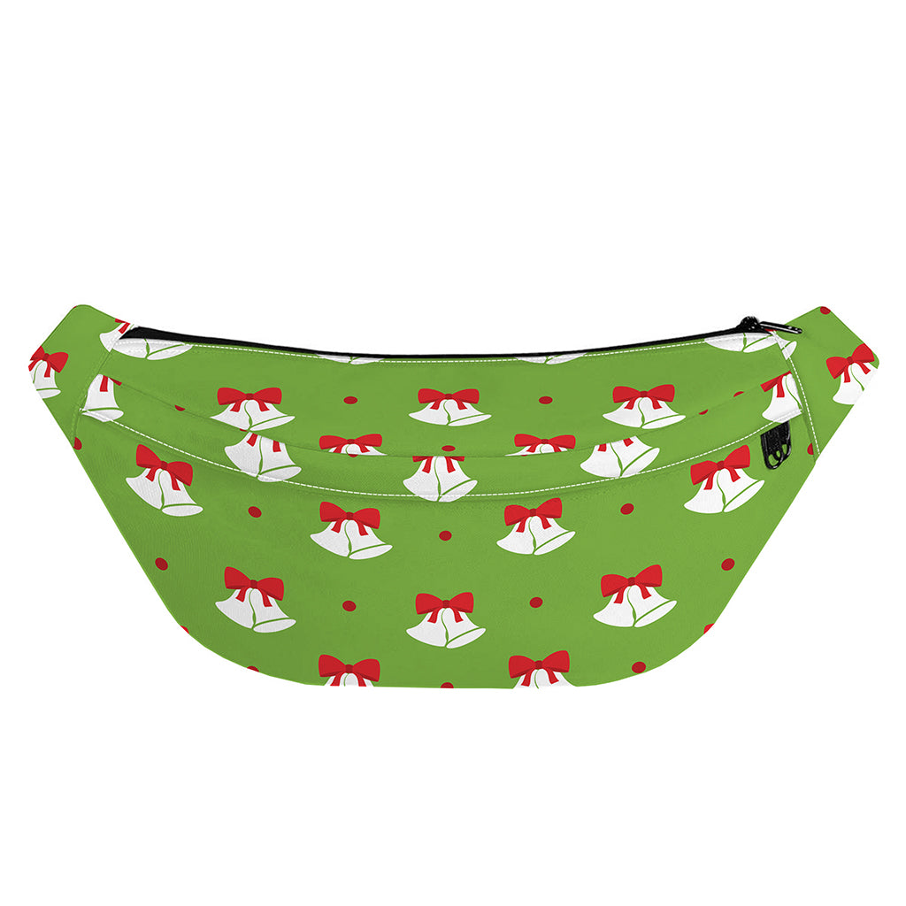 Merry Christmas Bells Pattern Print Fanny Pack
