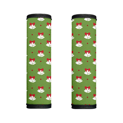 Merry Christmas Bells Pattern Print Handle Covers