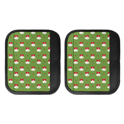 Merry Christmas Bells Pattern Print Handle Covers