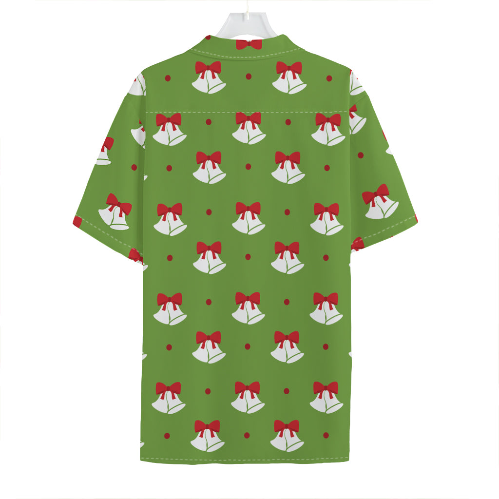Merry Christmas Bells Pattern Print Hawaiian Shirt