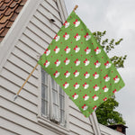 Merry Christmas Bells Pattern Print House Flag