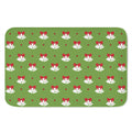 Merry Christmas Bells Pattern Print Indoor Door Mat