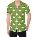 Merry Christmas Bells Pattern Print Men's Shirt