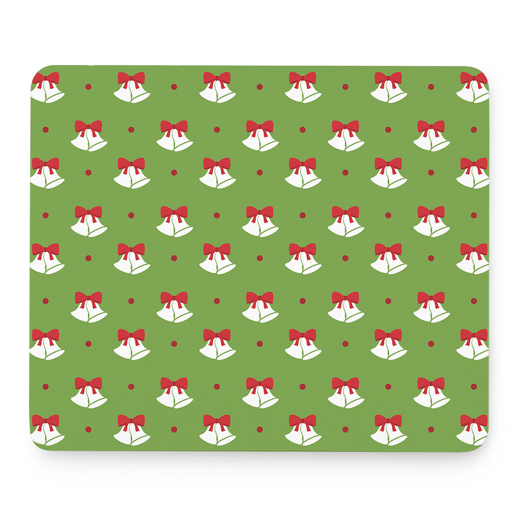 Merry Christmas Bells Pattern Print Mouse Pad
