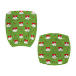 Merry Christmas Bells Pattern Print Office Chair Cover