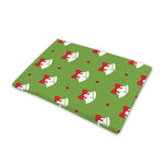 Merry Christmas Bells Pattern Print Pet Cooling Mat Cover