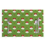 Merry Christmas Bells Pattern Print Placemat