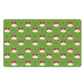 Merry Christmas Bells Pattern Print Polyester Doormat