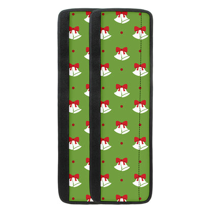 Merry Christmas Bells Pattern Print Refrigerator Handle Covers