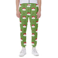 Merry Christmas Bells Pattern Print Joggers