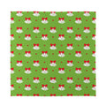 Merry Christmas Bells Pattern Print Silk Bandana