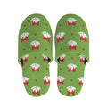 Merry Christmas Bells Pattern Print Slippers