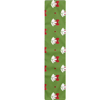 Merry Christmas Bells Pattern Print Table Runner