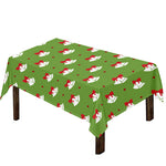 Merry Christmas Bells Pattern Print Tablecloth
