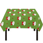 Merry Christmas Bells Pattern Print Tablecloth