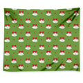 Merry Christmas Bells Pattern Print Tapestry