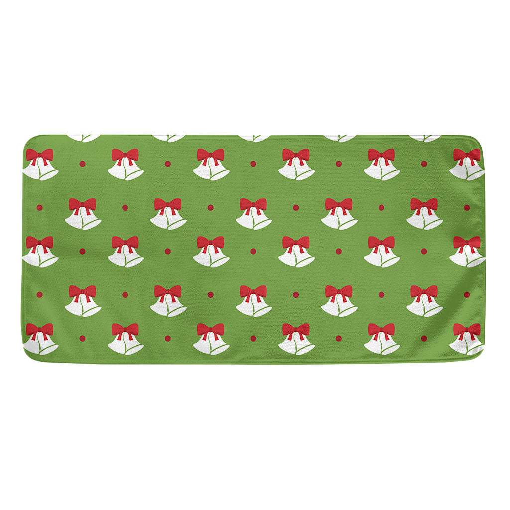 Merry Christmas Bells Pattern Print Towel