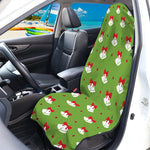 Merry Christmas Bells Pattern Print Waterproof Car Seat Cover